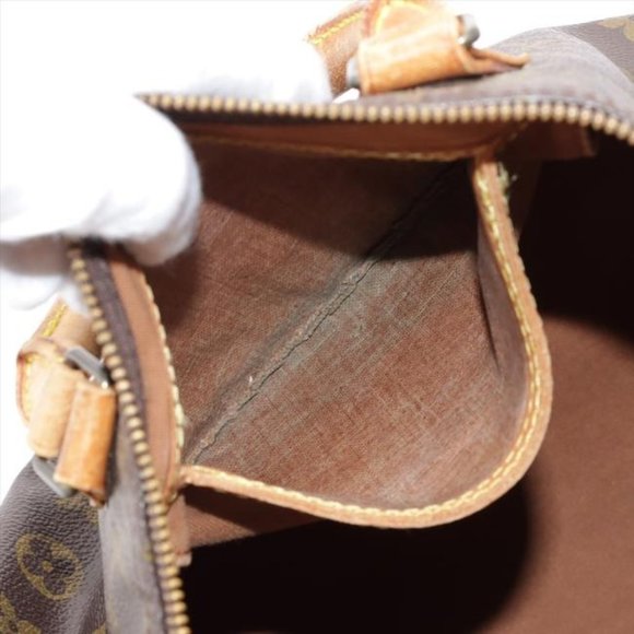 Louis Vuitton Speedy 40 Vintage Brown Monogram Canvas Tote - Picture 11 of 12